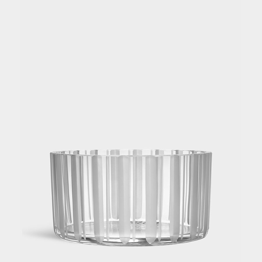 Cut In Number Stripes Bowl Small