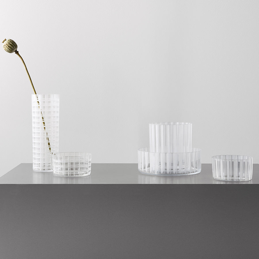 Cut In Number Stripes Bowl Small