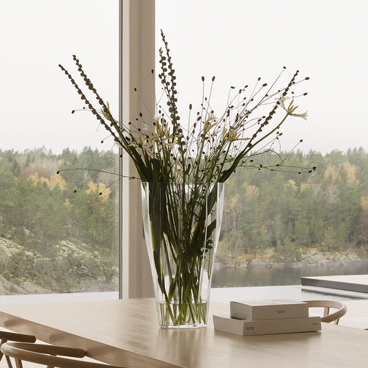 Reed Vase Clear Large