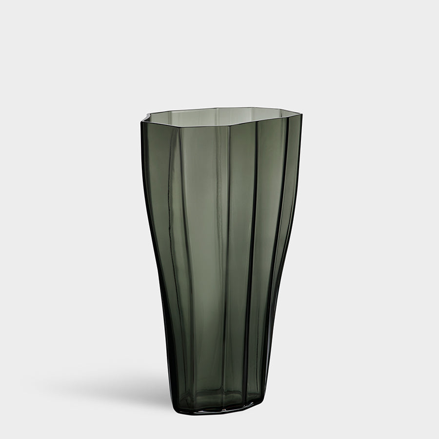 Reed Vase Moss Green Medium