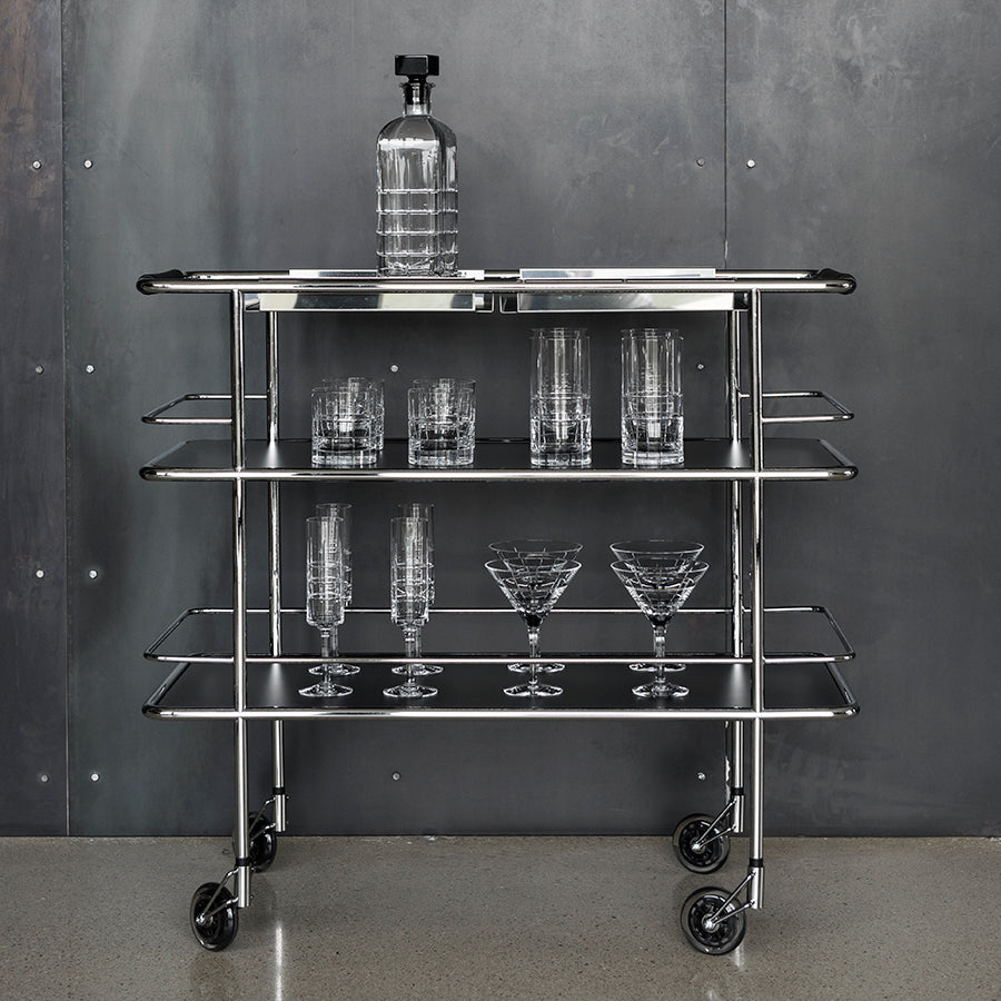 53 Piece Street Bar Cart