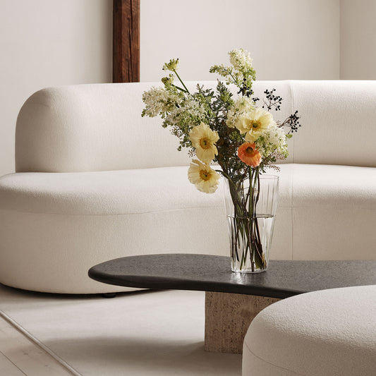 Reed Vase Clear Medium