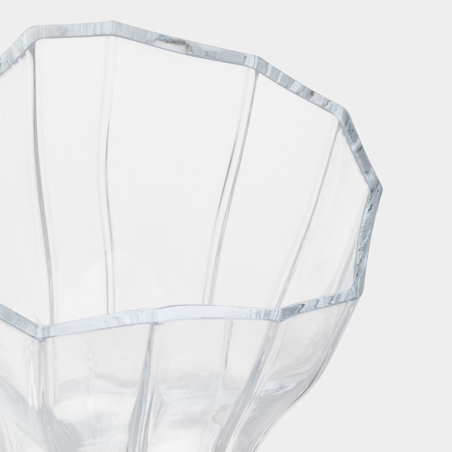 Reed Vase Clear Medium