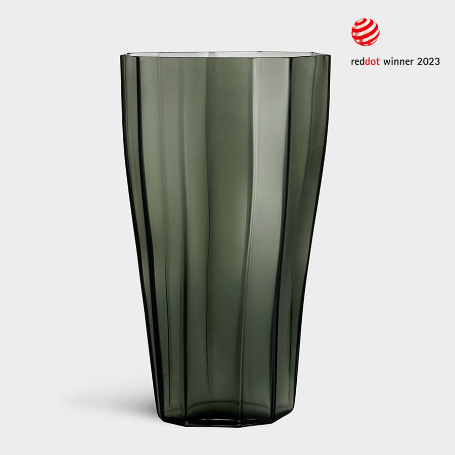 Reed Vase Moss Green Large