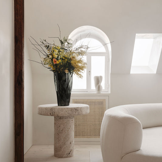 Reed Vase Moss Green Large