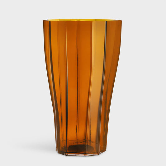 Reed Vase Amber Large