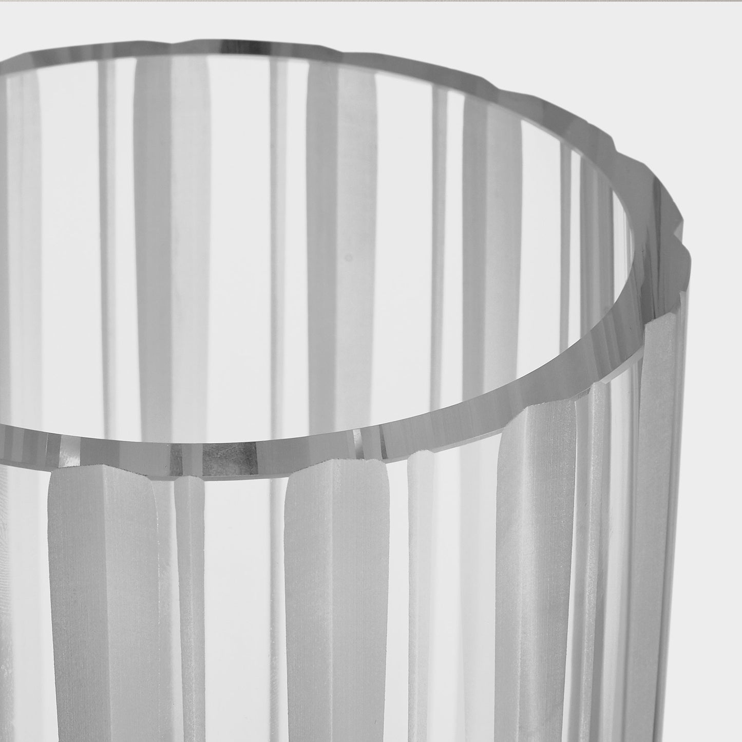 Cut In Number Striped Vase Tall