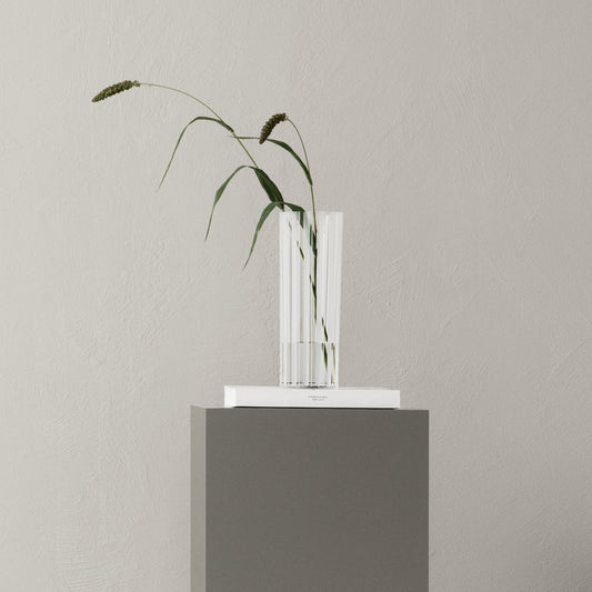 Cut In Number Striped Vase Tall