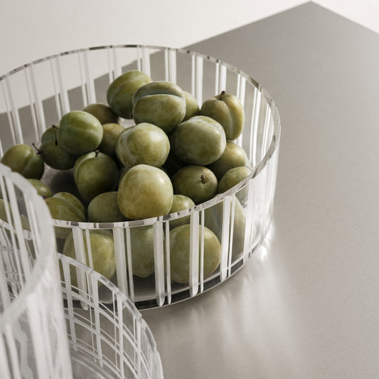 Cut In Number Striped Bowl