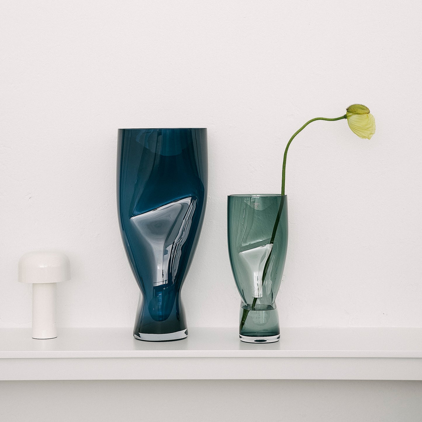 Squeeze Blue/Gray Vase Tall