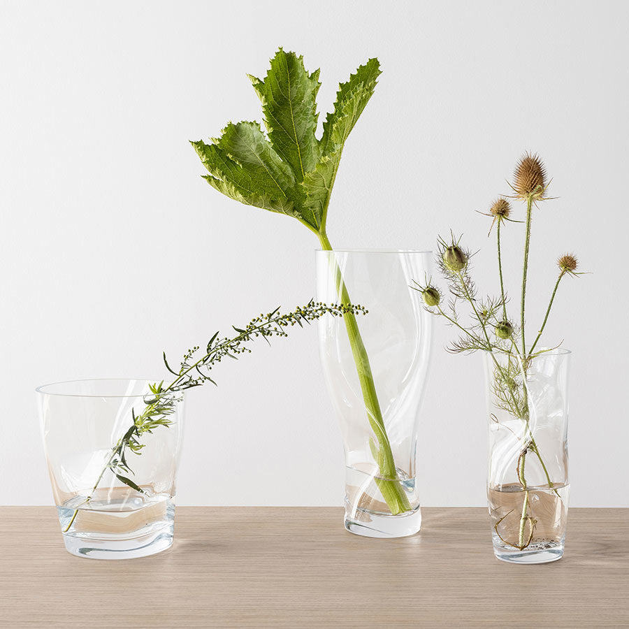 Squeeze Clear Tulip Vase