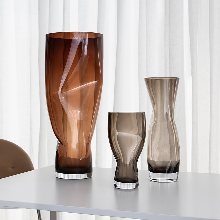 Squeeze Vase Sunset Brown XL