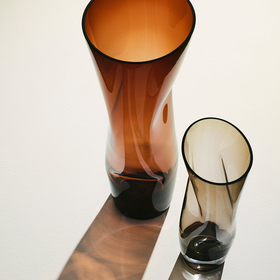 Squeeze Vase Sunset Brown XL