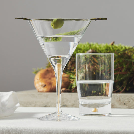 Intermezzo Gold Small Tumbler - Set of 2