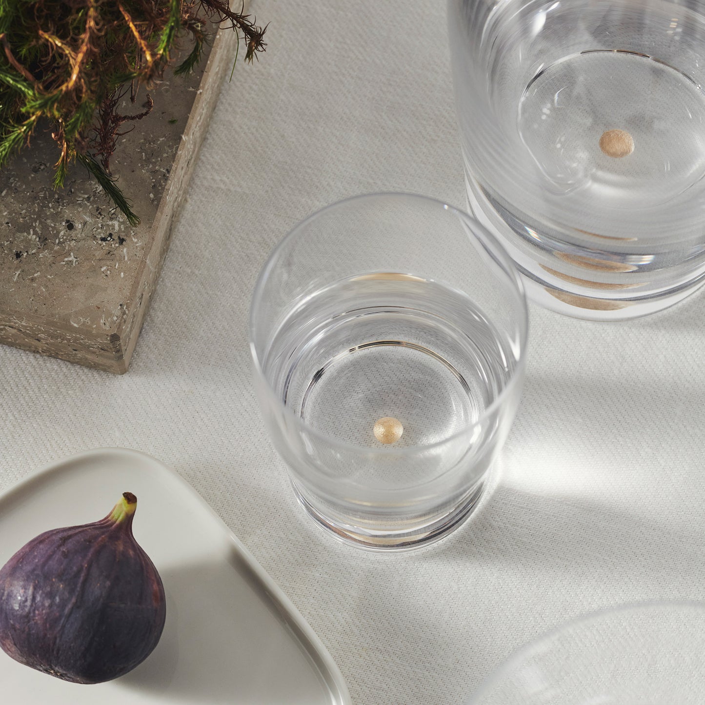 Intermezzo Gold Small Tumbler - Set of 2