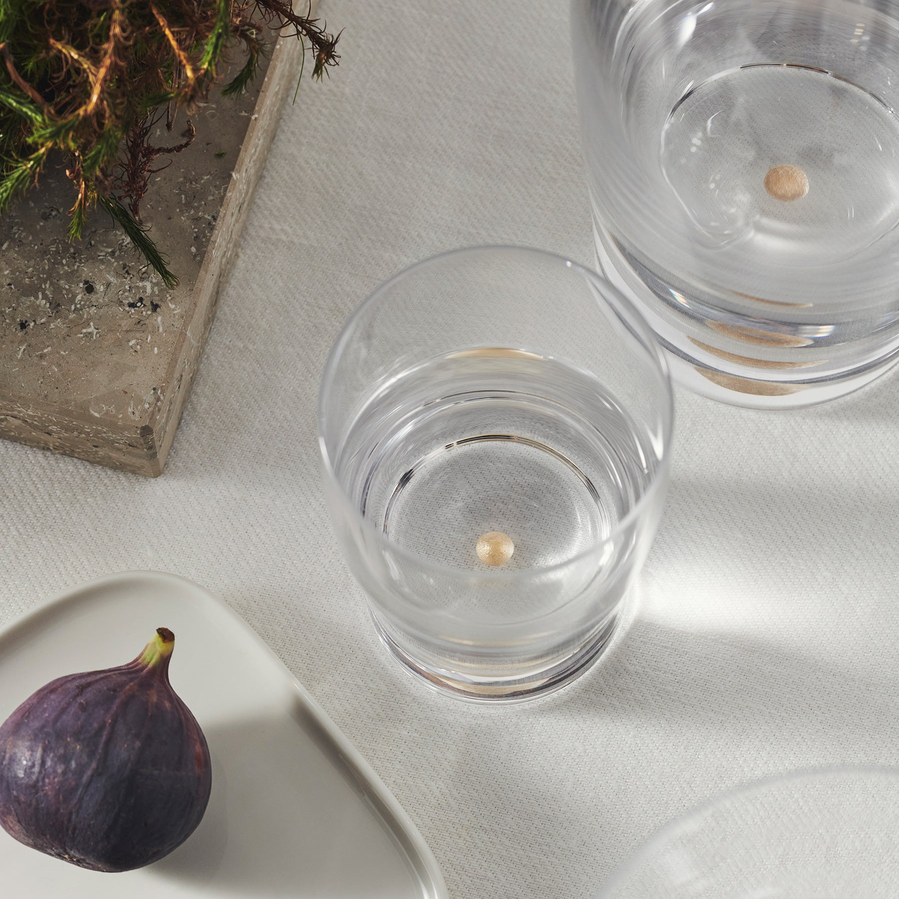Intermezzo Gold Small Tumbler - Set of 2