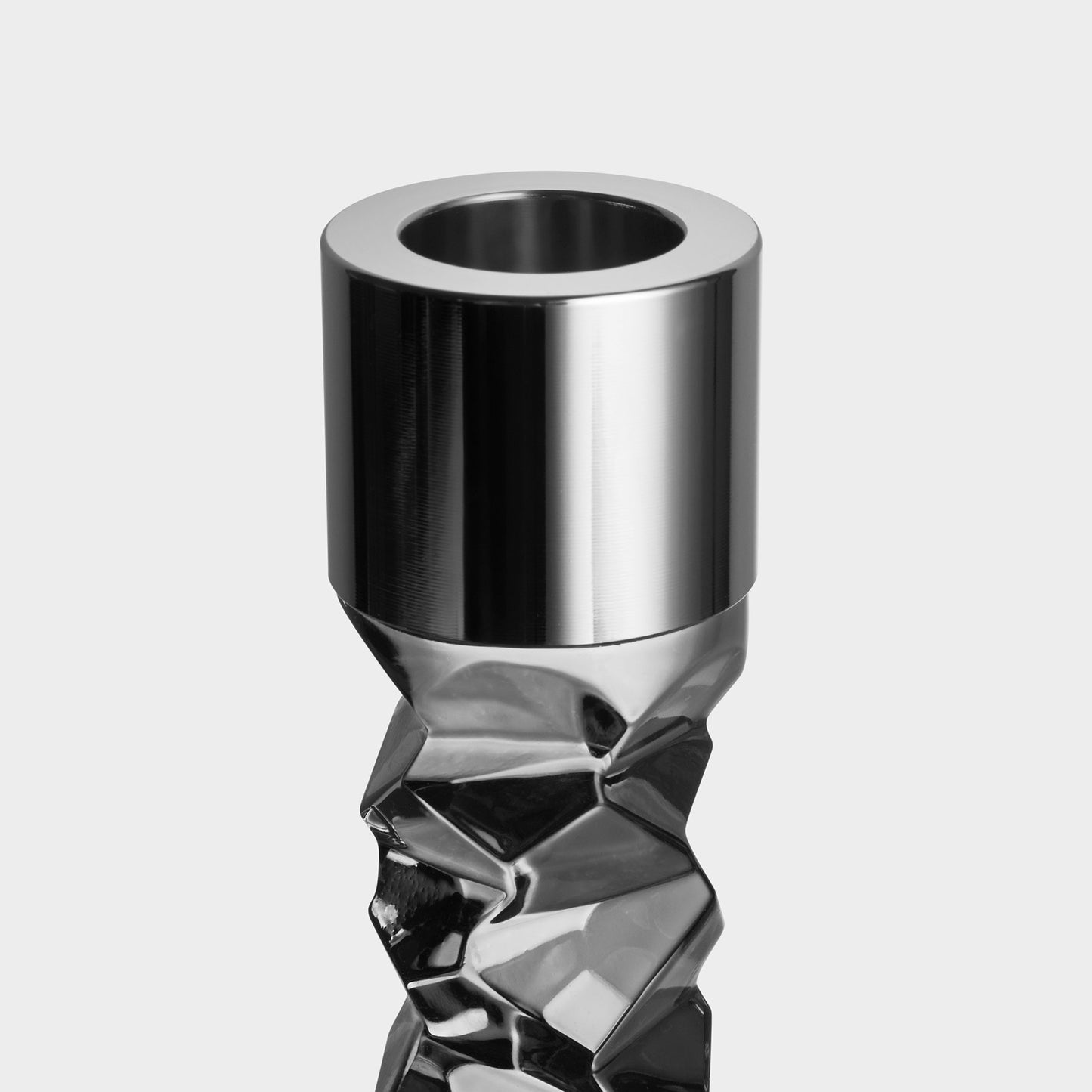 Carat Candlestick Graphite Medium - Set of 2