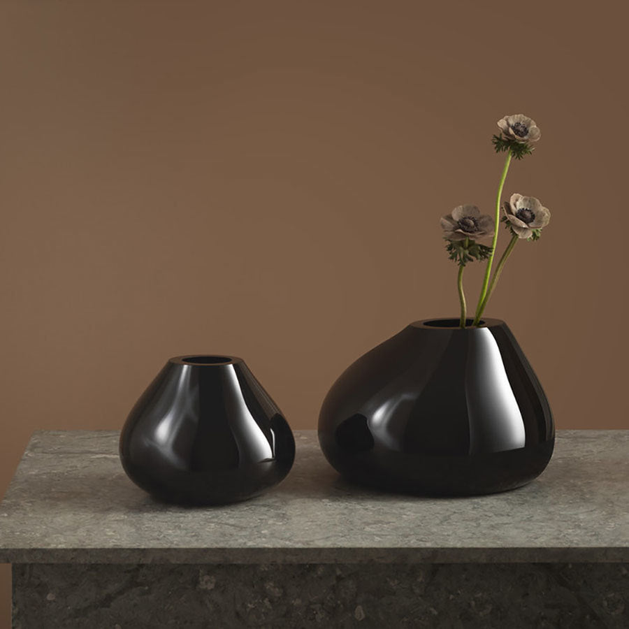 Ebon Black Vase Large