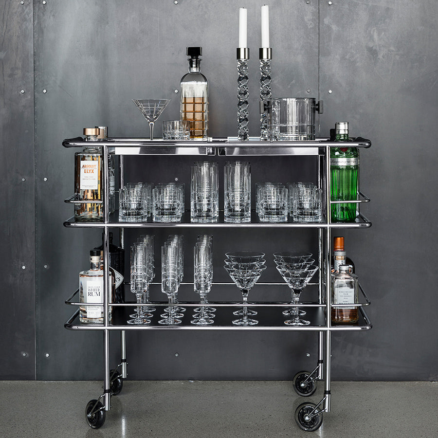 53 Piece Street Bar Cart
