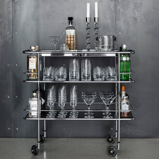 53 Piece Street Bar Cart