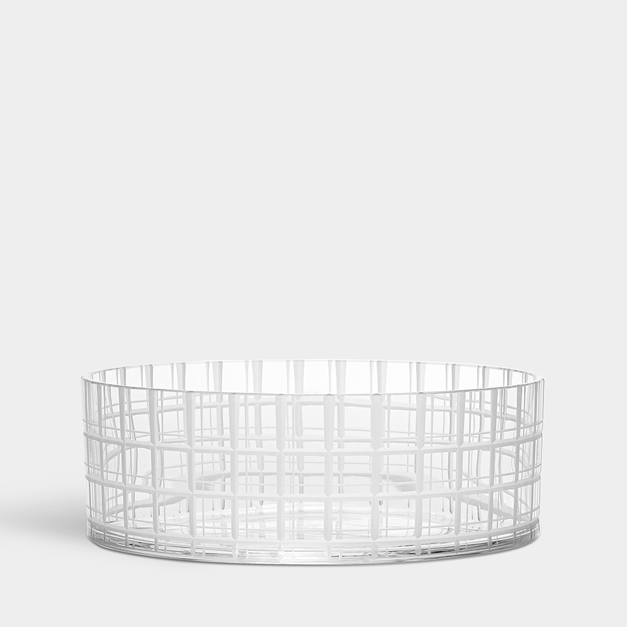 Cut In Number Checkered Bowl