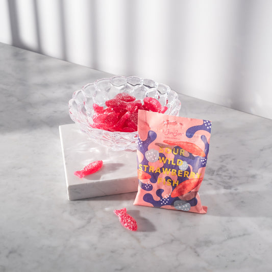 Raspberry Bowl Small with BonBon Sour Candy