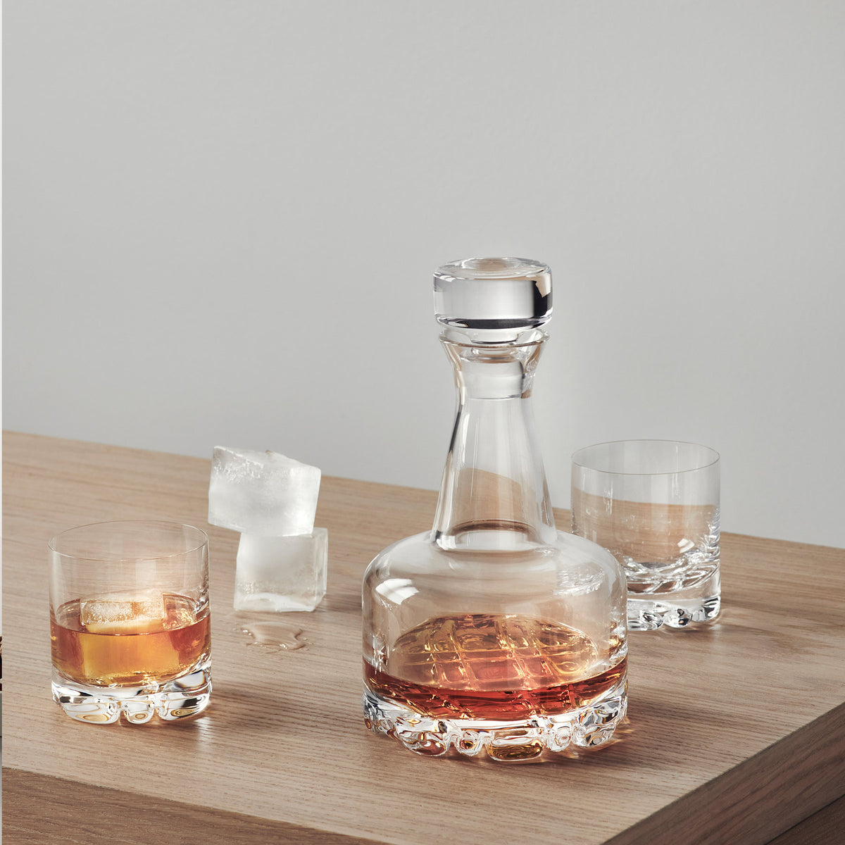 Orrefors Erik 3-Piece Decanter Set