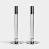 Lumiere Candlestick Silver Medium - Set of 2