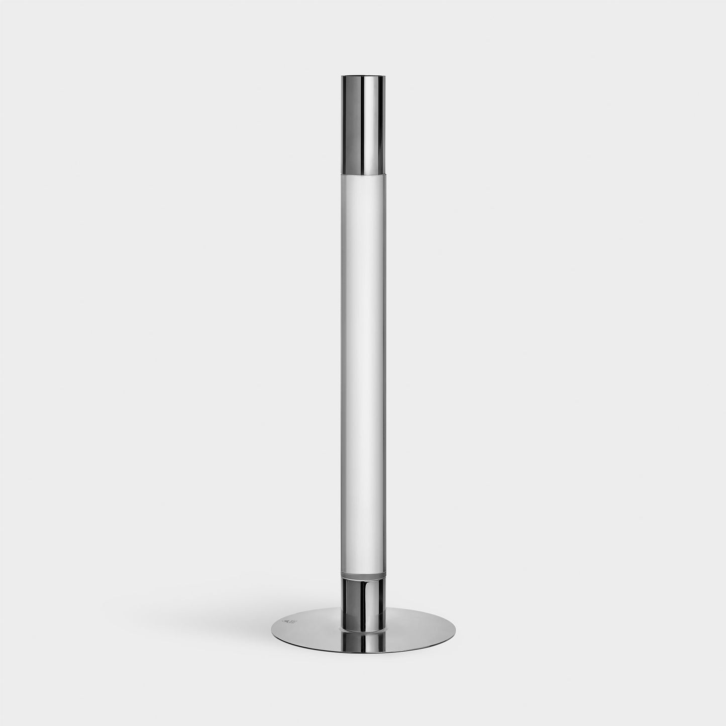 Lumiere Candlestick Silver Large