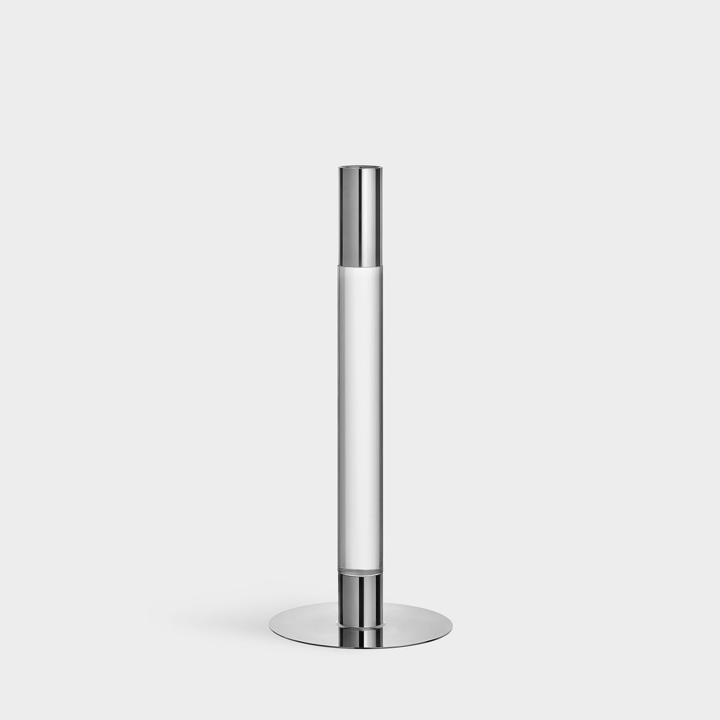 Lumiere Candlestick Silver Medium
