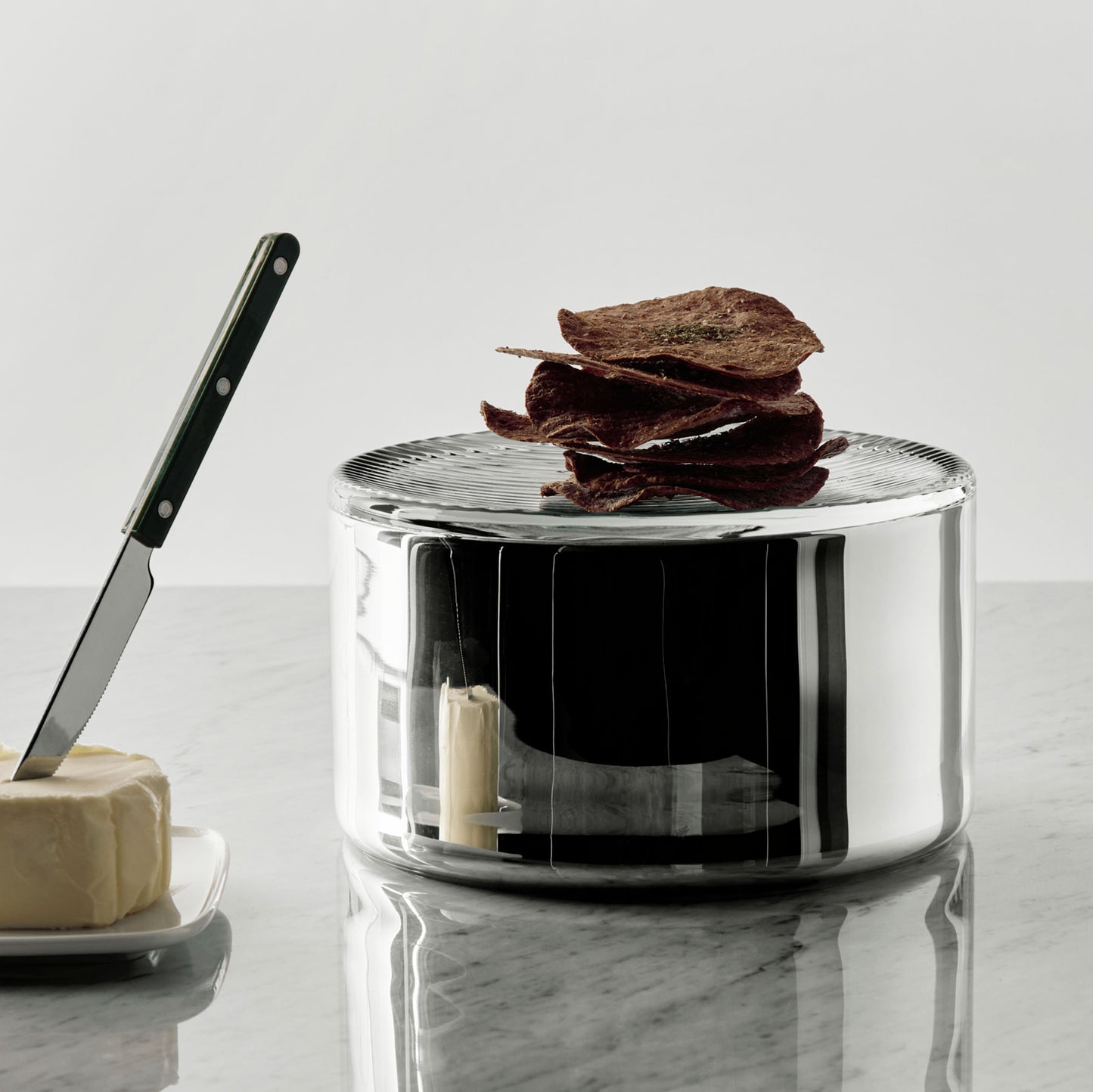 Array Dish Silver High