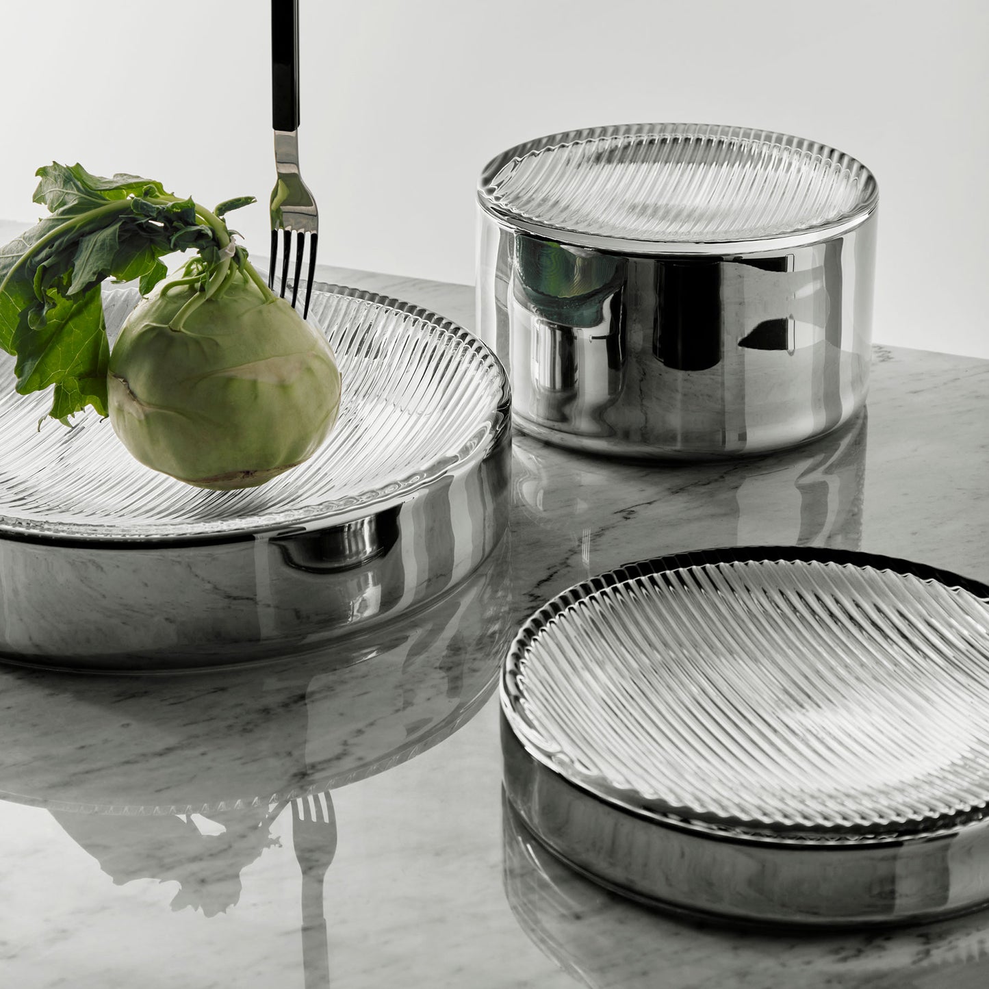 Array Dish Silver High