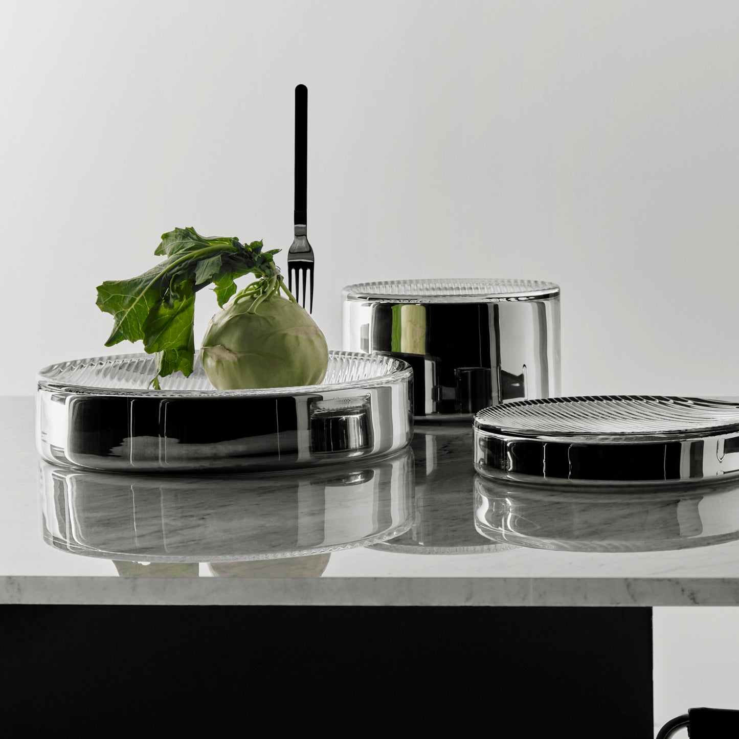 Array Dish Silver Large