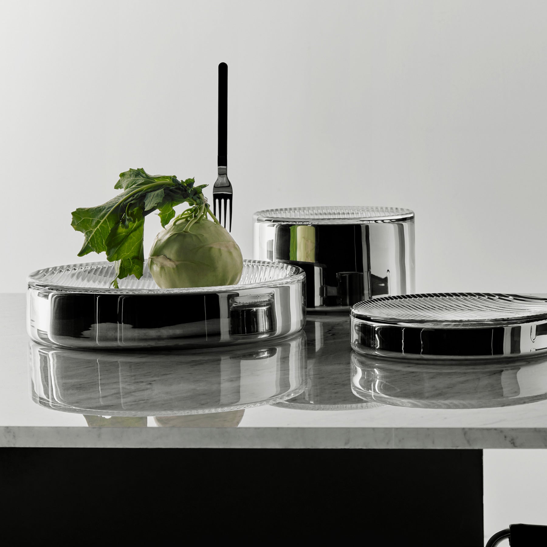 Array Dish Silver Large