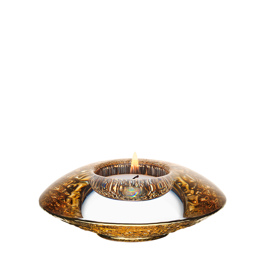 Discus Gold Votive Small - Set of 2