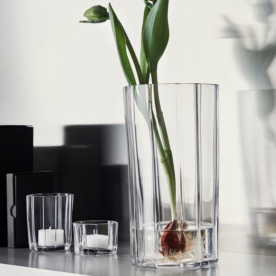 Reed | Crystal Vases and Votive Holders | Crystal Centerpieces – Orrefors