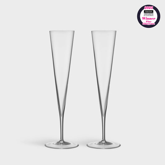 Geometry Champagne - Set of 2