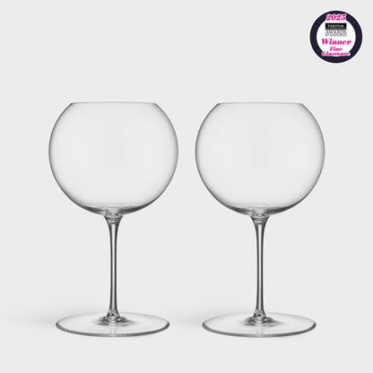 Geometry Red Wine - Set of 2