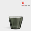 Reed Vase Moss Green Low