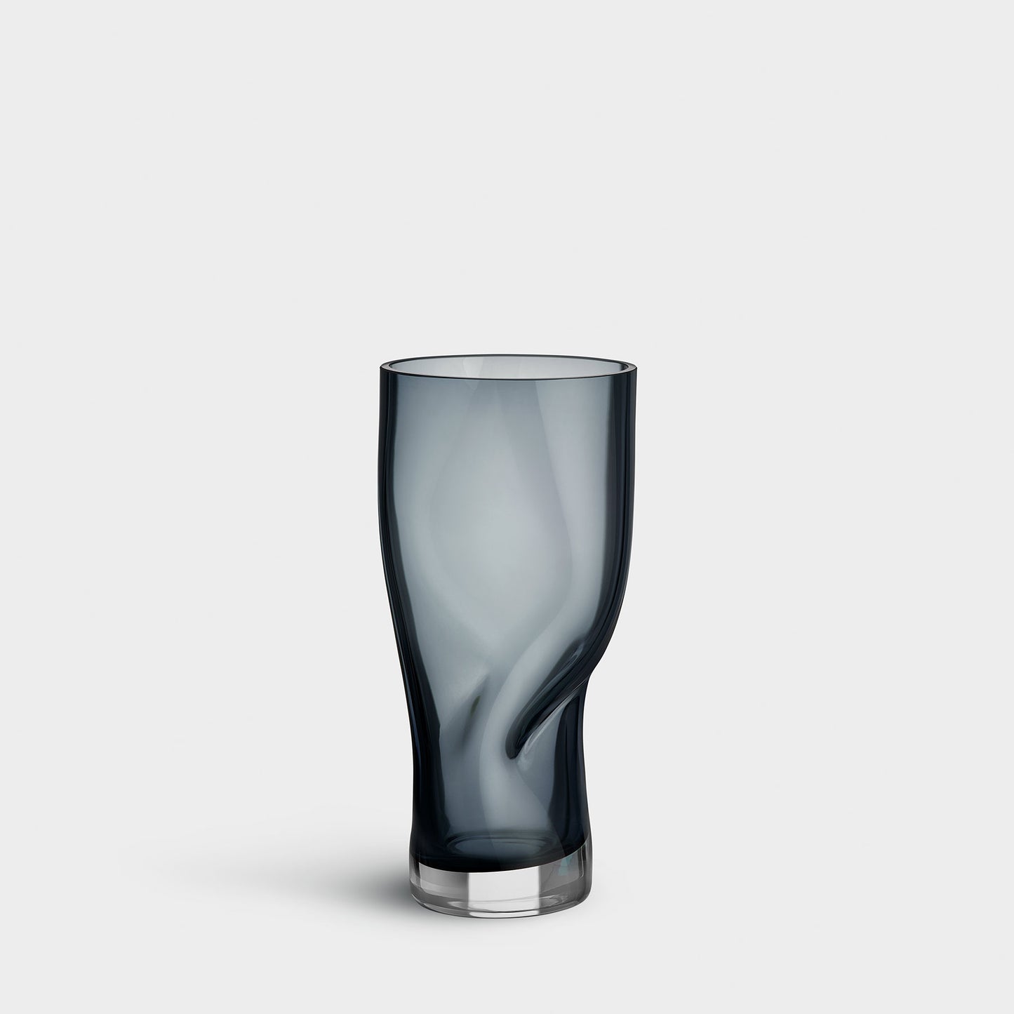 Squeeze Blue/Gray Vase Small