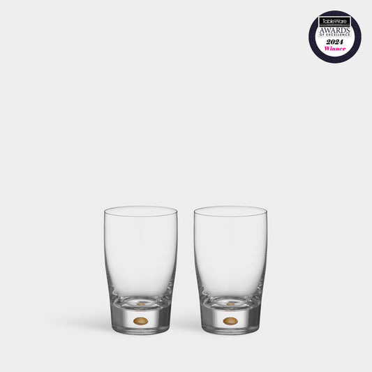 Intermezzo Gold Small Tumbler - Set of 2