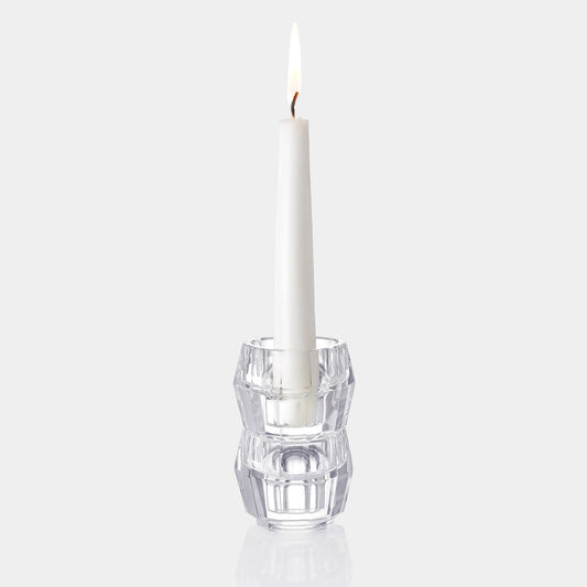 Totem Harmony Clear Candlestick Pair