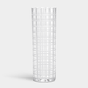 Cut In Number Checkered Vase Tall