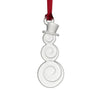 Holly Days Snowman White Clear