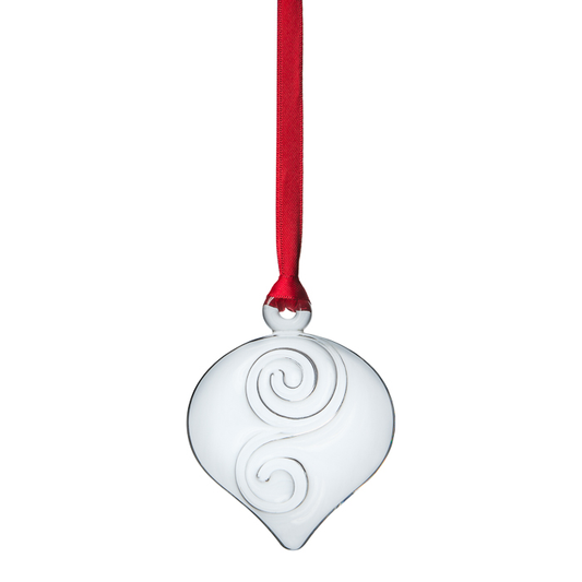 HOLLY DAYS CHRISTMAS BALL CLEAR