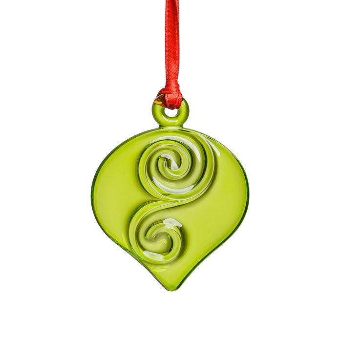 Holly Days Christmas Ball Lime