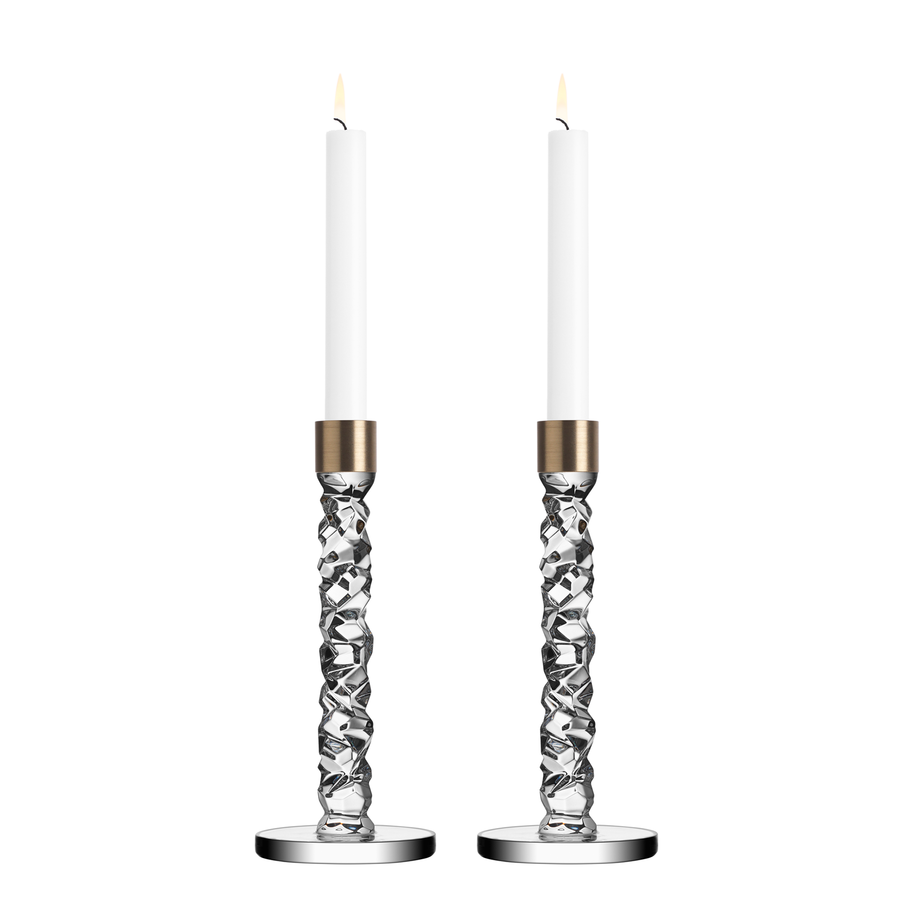 Candlestick Brass Medium Pair
