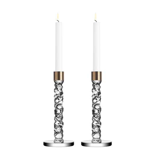 Candlestick Brass Medium Pair